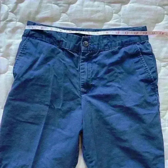 Polo Ralph Lauren Boys’ Classic Chino Shorts Solid  Navy Blue Size 14 youth - Picture 7 of 9